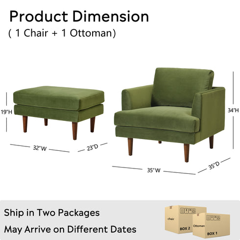 Samuel Upholstered Ottoman