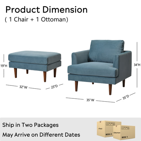 Samuel Upholstered Ottoman