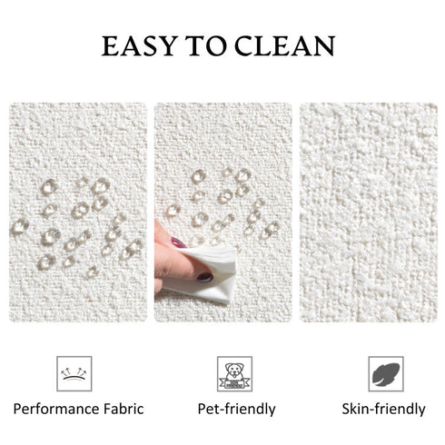 Ashlie Bouclé Swivel Barrel Chair