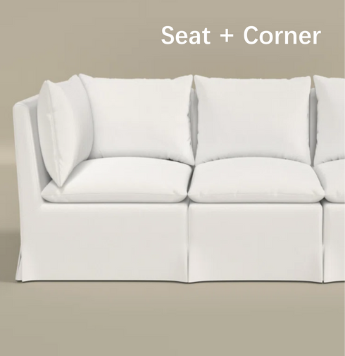 Nelly Slipcover Performance Dining Banquette