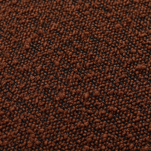 Everitte Bouclé Swivel Barrel Chair - Brown Modern Swivel Chair | Swivel Accent Chairs | Kinwell Furniture | Swivel Armchairs