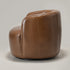 Ashlie Leather Swivel Barrel Chair