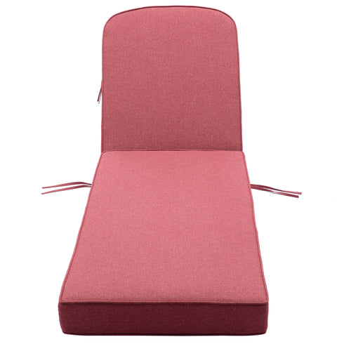 Ranu Extra Thick Outdoor Cushion Set – Red Patio Chair Cushions | Outdoor Seat & Back Cushions | Weather-Resistant Outdoor Cushions | Kinwell Furniture