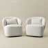 Laura Bouclé Swivel Barrel Chair - Modern Swivel Chair | Swivel Accent Chairs | Kinwell Furniture | Swivel