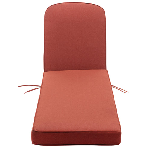 Ranu Extra Thick Outdoor Cushion Set – Orange Patio Chair Cushions | Outdoor Seat & Back Cushions | Weather-Resistant Outdoor Cushions | Kinwell Furniture