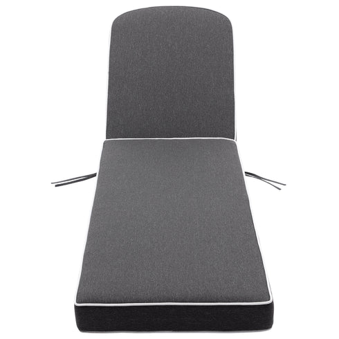 Ranu Extra Thick Outdoor Cushion Set – Gray Patio Chair Cushions | Outdoor Seat & Back Cushions | Weather-Resistant Outdoor Cushions | Kinwell Furniture