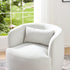 Ashlie Velvet Swivel Barrel Chair - Modern Swivel Chair | Swivel Accent Chairs | Kinwell Furniture | Swivel Armchairs