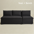 Nelly Slipcover Performance Dining Banquette