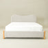 Dorothy Bed Frame with Headboard-Grey Modern Bed Frame | Platform Beds | Kinwell Furniture | Bedroom Bed Headboard
