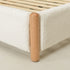 Dorothy Bed Frame with Headboard-White Modern Bed Frame | Platform Beds | Kinwell Furniture | Bedroom Bed Headboard