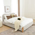 Dorothy Bed Frame with Headboard-Grey Modern Bed Frame | Platform Beds | Kinwell Furniture | Bedroom Bed Headboard