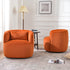 Ashlie Velvet Swivel Barrel Chair - Modern Swivel Chair | Swivel Accent Chairs | Kinwell Furniture | Swivel Armchairs