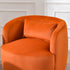 Ashlie Velvet Swivel Barrel Chair - Modern Swivel Chair | Swivel Accent Chairs | Kinwell Furniture | Swivel Armchairs
