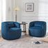 Ashlie Velvet Swivel Barrel Chair - Navy Modern Swivel Chair | Swivel Accent Chairs | Kinwell Furniture | Swivel Armchairs