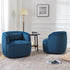 Ashlie Velvet Swivel Barrel Chair - Modern Swivel Chair | Swivel Accent Chairs | Kinwell Furniture | Swivel Armchairs