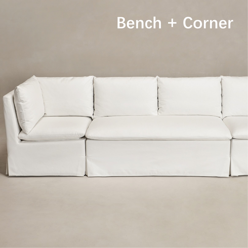Nelly Slipcover Performance Dining Banquette