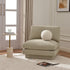 Montyne Bouclé Armless Chair - Comfortable Accent Chair | Side Chairs for Living Room | Kinwell Furniture | Oversize Accent Chairs & Large Accent Chairs