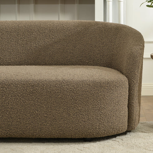 Everitte Bouclé Loveseat Sofa