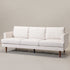 Ivory Upholstered Sofa – Albert Sofa Couch | 3-Seater Sofa | Kinwell Furniture | Mid-Century Modern, Timeless Design