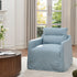 Clara Linen Slipcover Swivel Chair