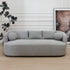 Ashlie Bouclé 3-Seater Sofa - Light Grey 3 Seater Sofa | Three Seater Couch | Kinwell Furniture | Modern 3 Seater Sofas