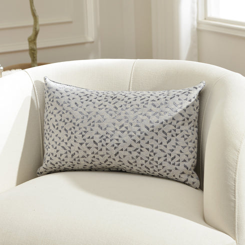 Dulah Two-Tone Textured Throw Pillow
