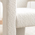 Herbert Modern Bouclé Armchair - Cream Top Rated Accent Chair | Accent Sitting Chairs | Kinwell Furniture | Modern Sitting Room Chairs