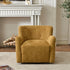 Vestie Chenille Swivel Barrel Chair - Camel Modern Swivel Chair | Swivel Accent Chairs | Kinwell Furniture | Swivel Armchairs