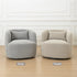 Ashlie Bouclé Swivel Barrel Chair