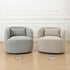 Ashlie Bouclé Swivel Barrel Chair