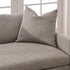 Goose Down Feathers Upholstered Loveseat – Tan Square Arm 2-Seater Sofa | Plush Feather-Filled Loveseat | Kinwell Furniture | Cloud-Soft, Timeless Design