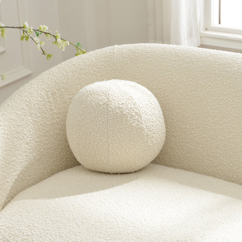 Susie Premium Bouclé Loveseat |White Loveseat | Loveseat Couch | Kinwell Furniture | Modern Loveseats & Comfortable Loveseat Sofa Couches