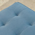 Tiziano Tufted Ottoman – Velvet Rectangular Footrest & Accent Seat | Mid-Century Upholstered Pouf | Blue Ottoman