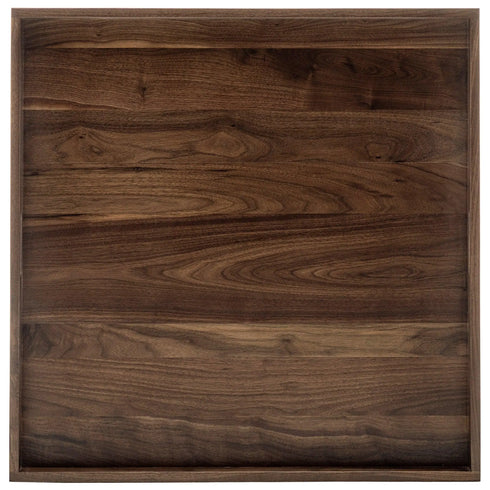 Square Black Walnut Serving Tray - Kinwell Furniture