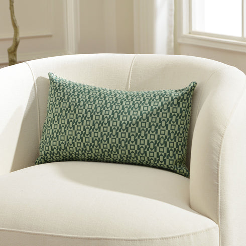 Maurice Two-Tone Textured Throw Pillow