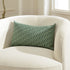 Maurice Two-Tone Textured Throw Pillow