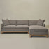 Goose Down Feathers Upholstered Sectional Sofa | Cloud Soft L-Shaped Sectional with Chaise | Down Filled Modern Sectional Couch | Comfortable Everyday Sectional Sofa | Modular L-Shape Sectional | Kinwell Furniture