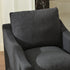 Charles Slipcover Swivel Barrel Chair – Black Modern Swivel Chair | Slipcover Swivel Chairs | Kinwell Furniture | Swivel Armchairs