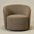 Everitte Bouclé Swivel Barrel Chair