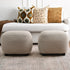 Elmer Bouclé Ottoman - Accent Ottoman | Modern Pouf | Kinwell Furniture | Bedroom Ottomans