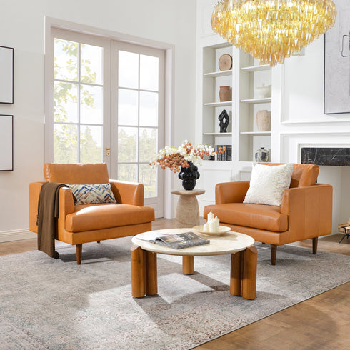 Samuel Premium Leather Armchair