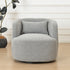 Ashlie Bouclé Swivel Barrel Chair