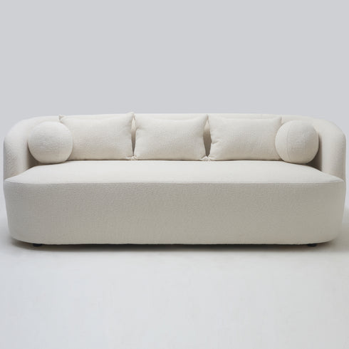 Ashlie Bouclé 3-Seater Sofa - 3 Seater Sofa | Three Seater Couch | Kinwell Furniture | Modern 3 Seater Sofas