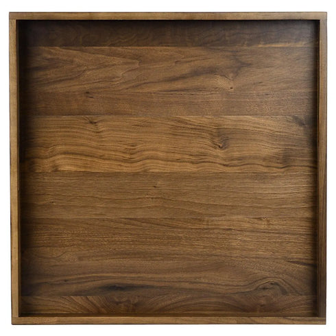 Square Black Walnut Serving Tray - Kinwell Furniture