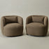 Ashlie Bouclé Swivel Barrel Chair