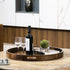 Round Black Walnut Serving Tray - Kinwell Furniture