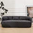 Ashlie Bouclé 3-Seater Sofa - Dark Grey 3 Seater Sofa | Three Seater Couch | Kinwell Furniture | Modern 3 Seater Sofas