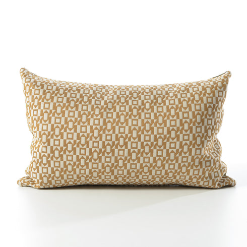 Maurice Two-Tone Textured Throw Pillow