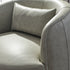 Ashlie Leather Swivel Barrel Chair - Swivel Side Chair | Stylish Swivel Chairs | Kinwell Furniture | Swivel Chairs for Living Room