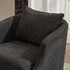 Minerva Swivel Barrel Chair - Black Modern Swivel Chair | Swivel Accent Chairs | Kinwell Furniture | Swivel Armchairs